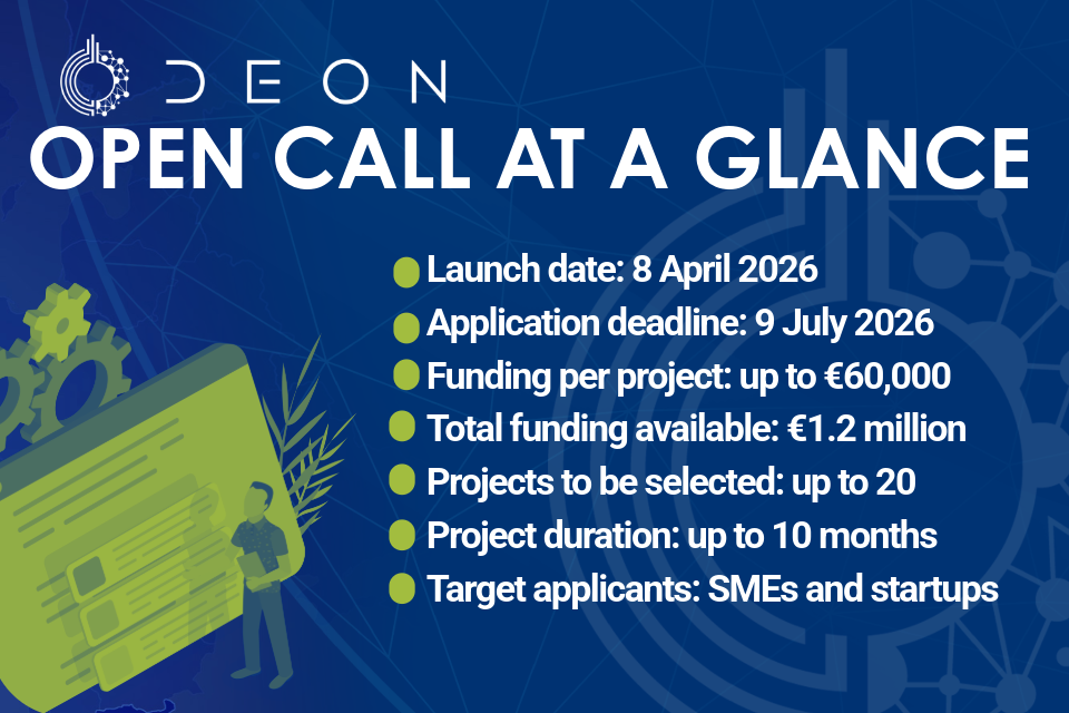 ODEON Open Call: Boosting Innovation in Digital Energy - ODEON PROJECT